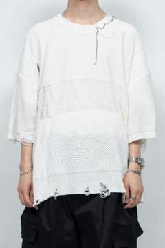 新品 Licht Bestreben ハンドステッチ ニット Tシャツ 新品 Licht Bestreben ハンドステッチ ニット Tシャツ - メルカリ