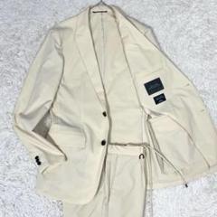 美品✨ナノユニバースSOLOTEX スーツ セットアップ ストレッチ ベージュ