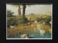 Jean-Franois Millet、鵞鳥番の少女2、希少画集画 Jean-Franois Millet、鵞鳥番の少女2、希少画集画 - メルカリ