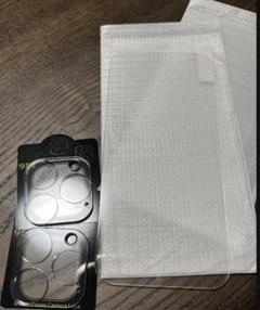 カメラフィルム ガラスフィルム スマホ 2点ずつセット iPhone15pro