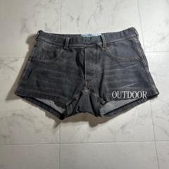美品 AMOMENTO ブラック ポケット デニムショートパンツ - メルカリ