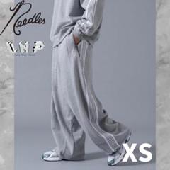needles LHP 別注　トラックパンツ　スウェット　グレーヒザデル　XS 即完品 needles 別注 トラックパンツ スウェット グレーヒザデル