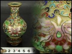 中国美術 七宝 小瓶 壷 高7.7cm(LC536) 中国美術 七宝 小瓶 壷 高7.7cm(LC536) - メルカリ