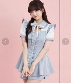 【人気！】シークレットハニー セットアップ リボン 水色 ライトブルー フリル 人気！】シークレットハニー セットアップ リボン 水色 ライト