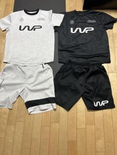 WARP サッカージャージセットMサイズ 黒白