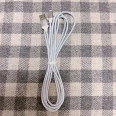 急速充電 lightningケーブル　2m シルバー　１本