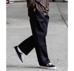 Dickiesディッキーズ874 FLEXチノワイドワークパンツ黒ブラックUSAのサムネイル