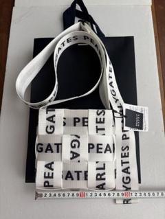 PEARLY GATES メッシュミニショルダー　編み込み　スクエア