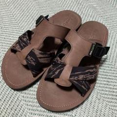 バックチャンネルGHOST LION CAMO LEATHER SANDAL