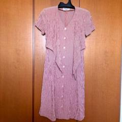 東京スタイル　ワンピース 9号　夏　赤　チェック