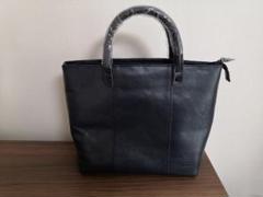 髭バッグ トートバッグ レザー
