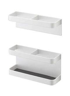美品 山崎実業 マグネット傘立て タワー ホワイト 7641