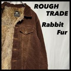 古着　ROUGH TRADE ラビットファー　コーデュロイ　4