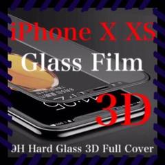 iPhoneX iPhoneXS 全面保護 強化ガラスフィルム iPhone