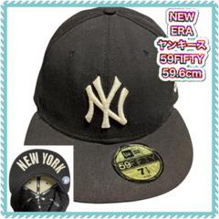 美品　NewEra ニューヨーク・ヤンキースキャップ59FIFTYモデル