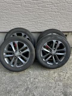 日産ジューク純正17インチ アルミホイール ノーマルタイヤ付き215/55R17 日産 セレナ 日産ジューク純正アルミホイール 17×7J MINERVA 215