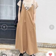 spick&span スピックアンドスパン　ウールライクツイルキャミワンピース