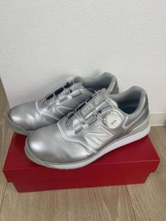 New Balance ゴルフシューズ シルバー