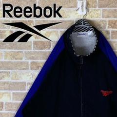 送料無料 リーボック バックロゴ 刺繍ロゴ ゆるだぼ 90s ナイロン ブルゾン