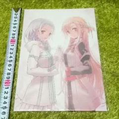 【新品】ソードアートオンライン 劇場版特典 アスナ ユナ 　イラストボード