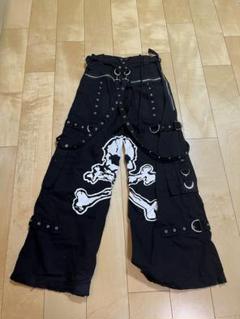 tripp nyc ボンテージパンツ　ピンクステッチ　パンク　ゴスロリ　グランジ tripp nyc ボンテージパンツピンクステッチパンクゴスロリグランジ
