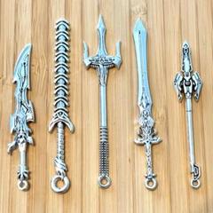武器 剣 槍 アクセサリー チャーム ミニチュア ドール