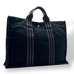 [美品] エルメス　トートバッグ　MM HERMES キャンバス トートバッグ フールトゥMM エルメス