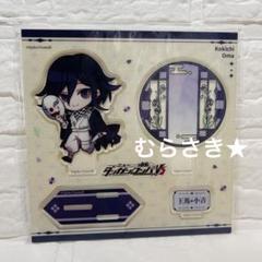 2点セット　ニューダンガンロンパV3 ハート型アクリルバッジ　王馬小吉 ニューダンガンロンパv3 茶柱転子 エビテン ハート型アクリル