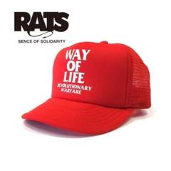 RATS MESH CAP WAY OF LIFE キムタク 木村拓哉 RED - メルカリ