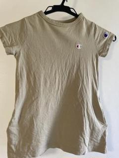 Champion 半袖ワンピース 100 ベージュ