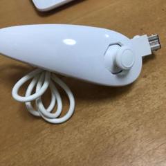 【匿名　送料無料】家庭用ゲーム機　任天堂Wiiヌンチャク　ホワイト401-67