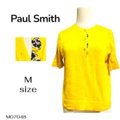 ★美品★Paul Smith ポールスミス 半袖ポロシャツ M イエローTシャツ