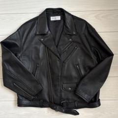 Retro Grader 黒 ダブルライダースジャケット M