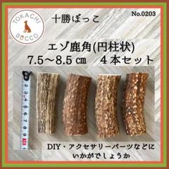 天然のエゾ角 約60cm エゾ鹿角（円柱状）4本セット 10〜13cm No.0188 - メルカリ