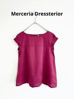 Merceria Dressterior フレンチスリーブブラウス　ピンク日本製