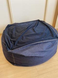 体にフィットするソファ ネイビー 無印良品 美品