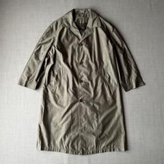 極美品 Ferragamo シルク混 ステンカラーコート 46 フェラガモ