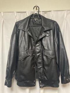 【極美品】　clel CLELクレイル ブラック　レザーブルゾン　S size CLEL ブルゾン アウター 「CLEL」Vintage Design Blouson