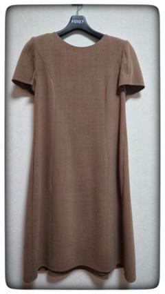 ✨近年モデル✨ フォクシー 半袖ワンピース フレンチカヌレ ベージュ 38 ✨近年モデル✨ フォクシー 半袖ワンピース フレンチカヌレ