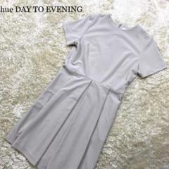 ブラック系,FREE SIZE最新情報 hue day to eveningワンピース の商品検索や evening♡ワンピース to day 【新品未使用】hue ひざ丈ワンピース