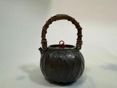 純銀製 瑪瑙摘み ひしき 岩目 湯沸 銀瓶 煎茶道具 純銀製 瑪瑙摘み ひしき 岩目 湯沸 銀瓶 煎茶道具 - メルカリ