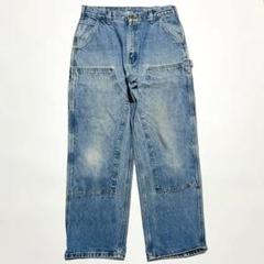 【フェード】 carhartt デニムダブルニーペインターパンツ W34 L30