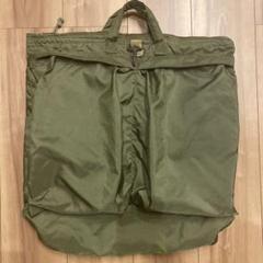 80s 米軍　ヘルメットバッグ　SCOVILLジッパー 82年度会計　実物 80s 米軍 ヘルメットバッグ SCOVILLジッパー 82年度会計 実物