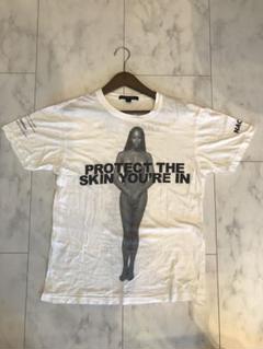 マークジェイコブス ナオミキャンベル チャリティ ヌード Tシャツ ホワイト L