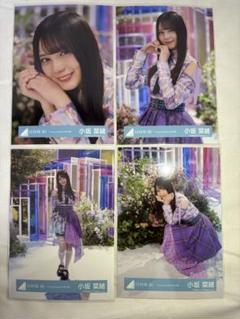 日向坂46 ジャストウォーター 生写真 小坂菜緒　コンプセット 同梱可】中古品 アイドル 日向坂46 小坂菜緒 生写真 ブロマイド