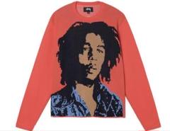 STUSSY ボブ・マーリー セーター Lサイズ　Bob Marley STUSSY - 【美品】Stussy bob marley ボブマーリー セーター XL
