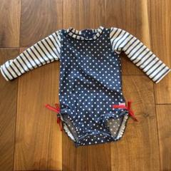 ラッフルバッツ　水着　12-18m ネイビー