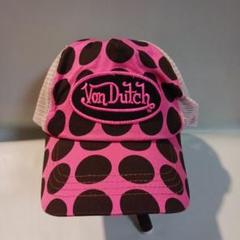 未使用 Von Dutch ドット柄トラッカーキャップ - メルカリ