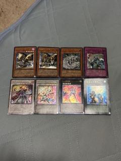 遊戯王　レリーフ　8枚セット　暗黒界の武神ゴルド　サイバーバリアドラゴン　他
