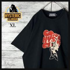 3017M【美品・XL】ヒステリックグラマー☆ヒスガールビッグロゴＴシャツ